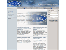 Tablet Screenshot of econtalex.com.br